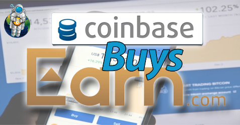 Coinbase buys Earn.com