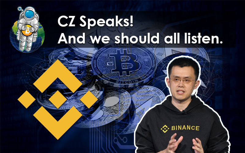 CZ Speaks! And we should all listen.