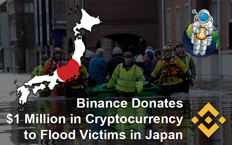 Binance Donates $1 Million in Cryptocurrency to Flood Victims in Japan