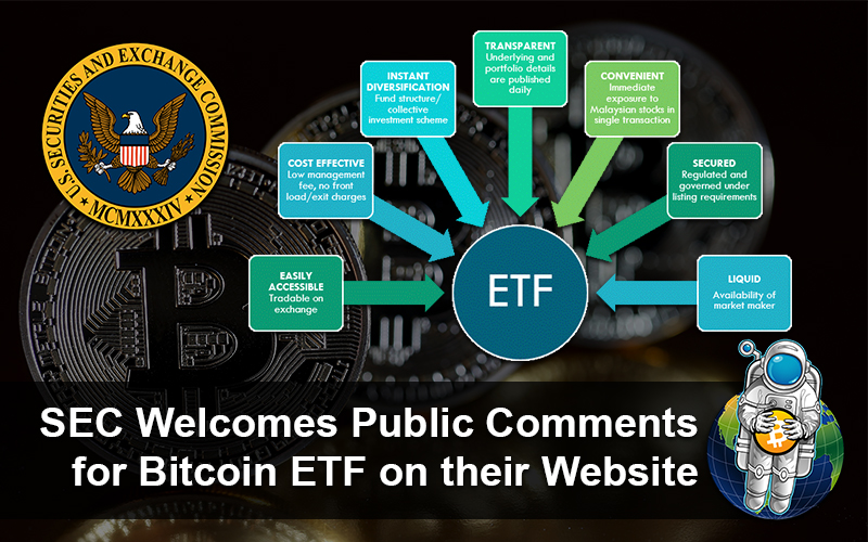 SEC Welcomes Public Comments for Bitcoin ETF on their Website