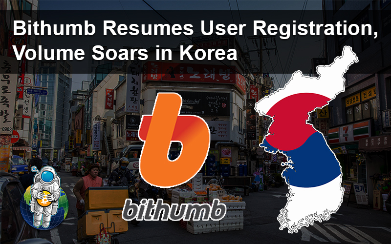 Bithumb Resumes User Registration, Volume Soars in Korea