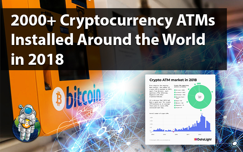 2000+ Cryptocurrency ATMs Installed Around the World in 2018