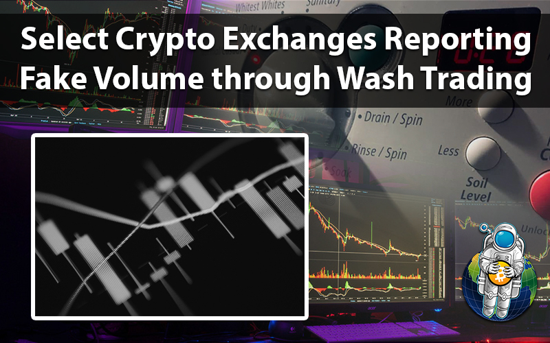 Select Crypto Exchanges Reporting Fake Volume through Wash Trading