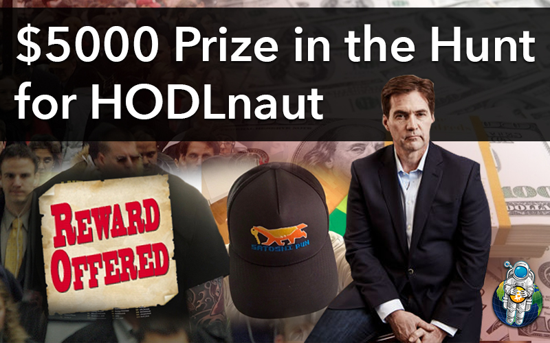 $5000 Prize in the Hunt for HODLnaut