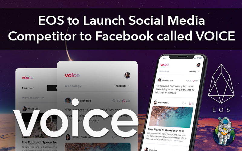 EOS to Launch Social Media Competitor to Facebook called VOICE