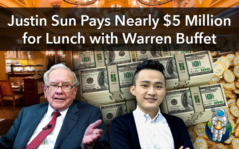 Justin Sun Pays Nearly $5 Million for Lunch with Warren Buffet