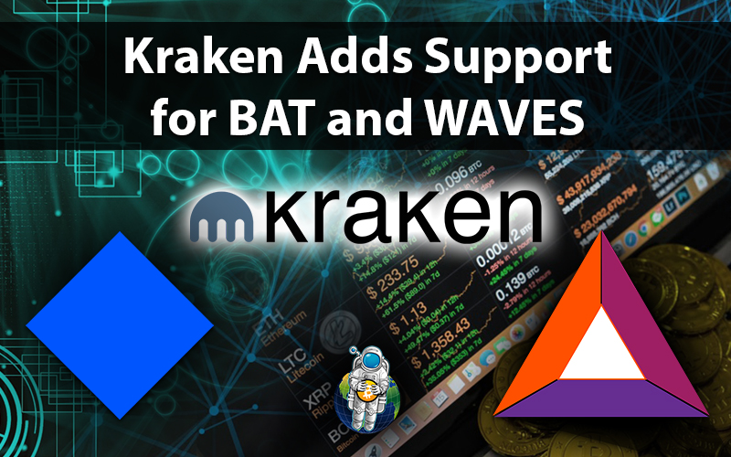 Kraken Adds Support for BAT and WAVES