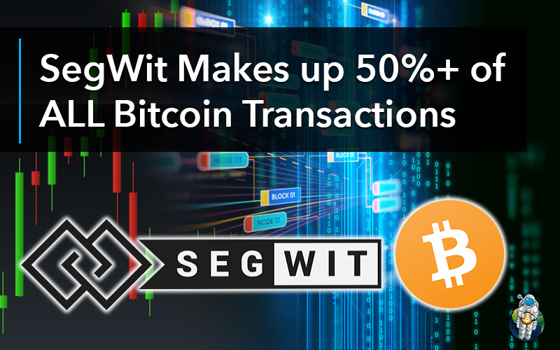 SegWit Makes up 50%+ of ALL Bitcoin Transactions