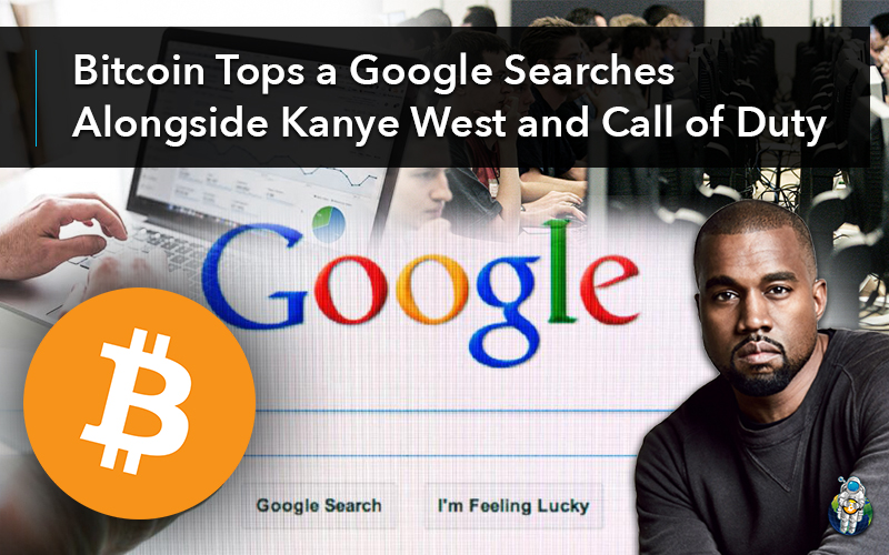 Bitcoin Tops a Google Searches Alongside Kanye West and Call of Duty