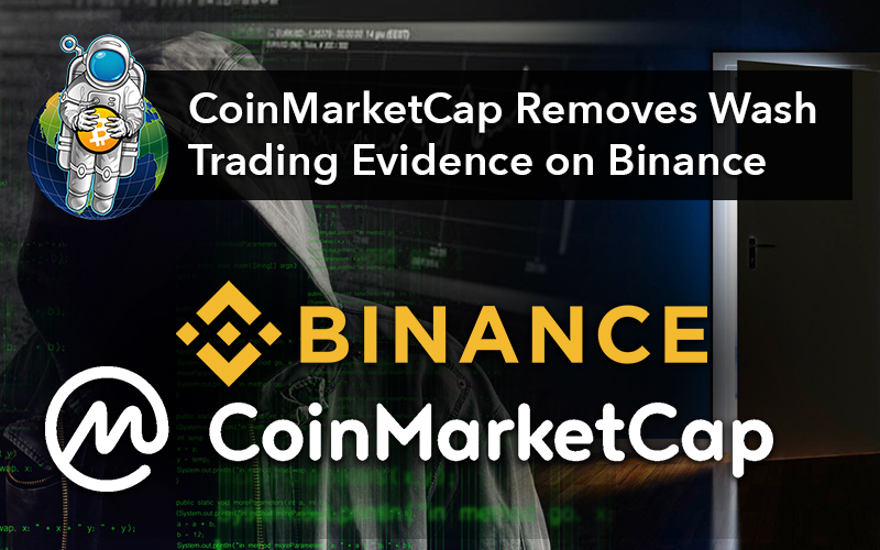 CoinMarketCap Removes Wash Trading Evidence on Binance