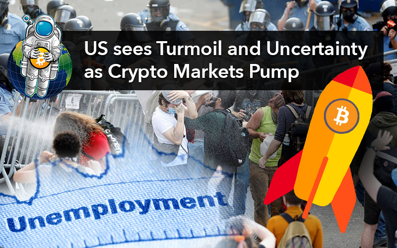 US sees Turmoil and Uncertainty as Crypto Markets Pump