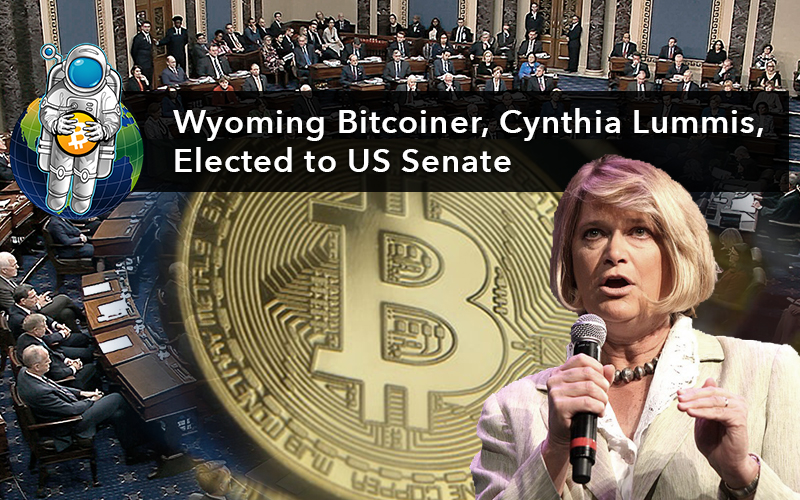 Wyoming Bitcoiner, Cynthia Lummis, Elected to US Senate